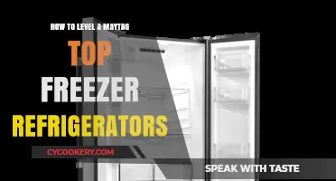 Mastering the Art of Leveling Your Maytag Top Freezer Refrigerator