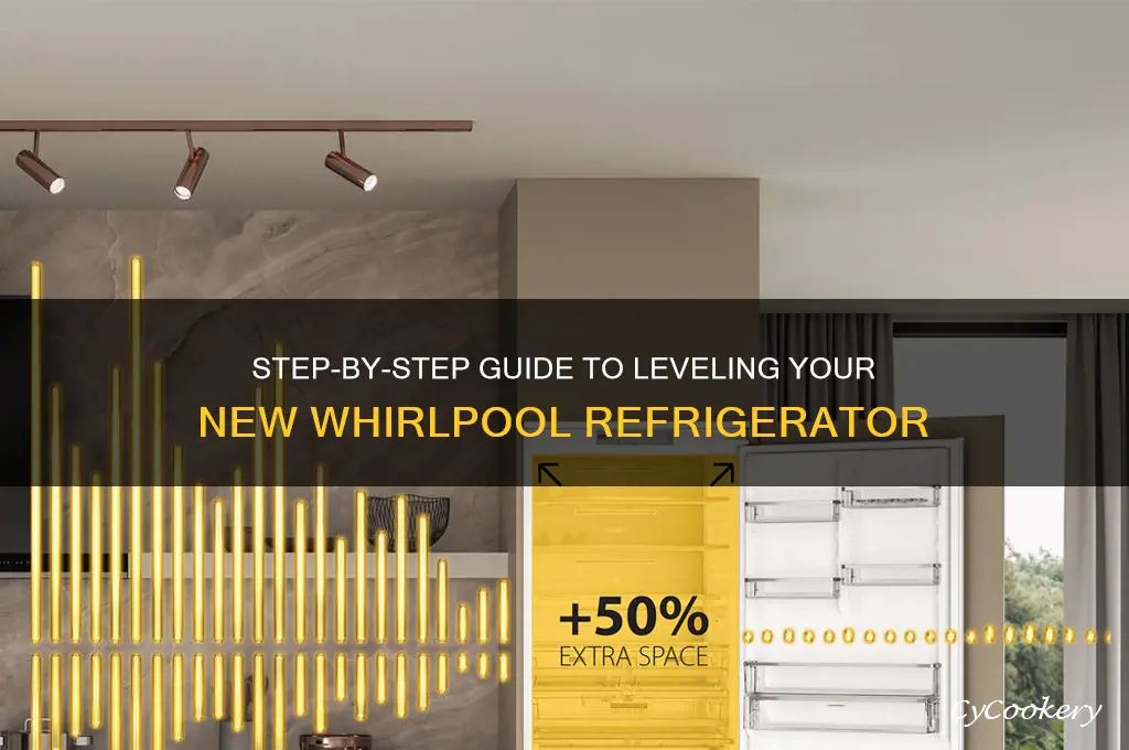 how to level a new whirlpool refrigerator