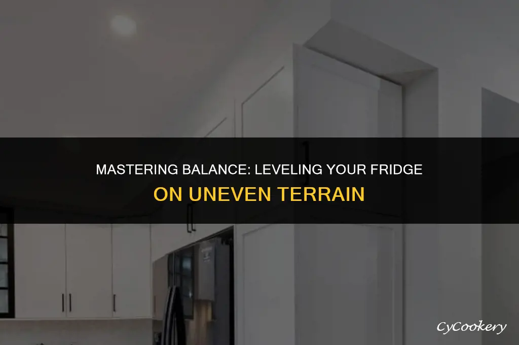 how to level a refrigerator on an uneven floor