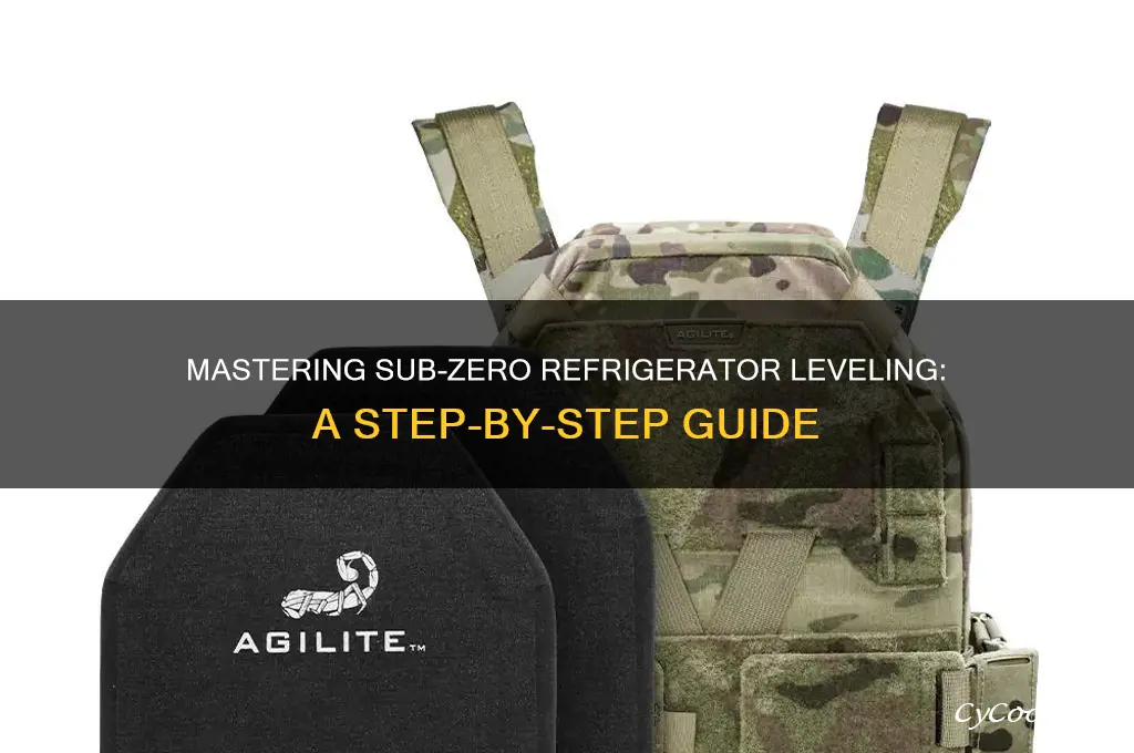 how to level a sub zero refrigerator