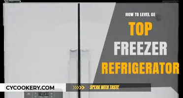 Easy Steps to Level Your GE Top Freezer Refrigerator Perfectly