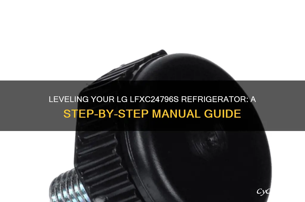 how to level lg refrigerator lfxc24796s manual