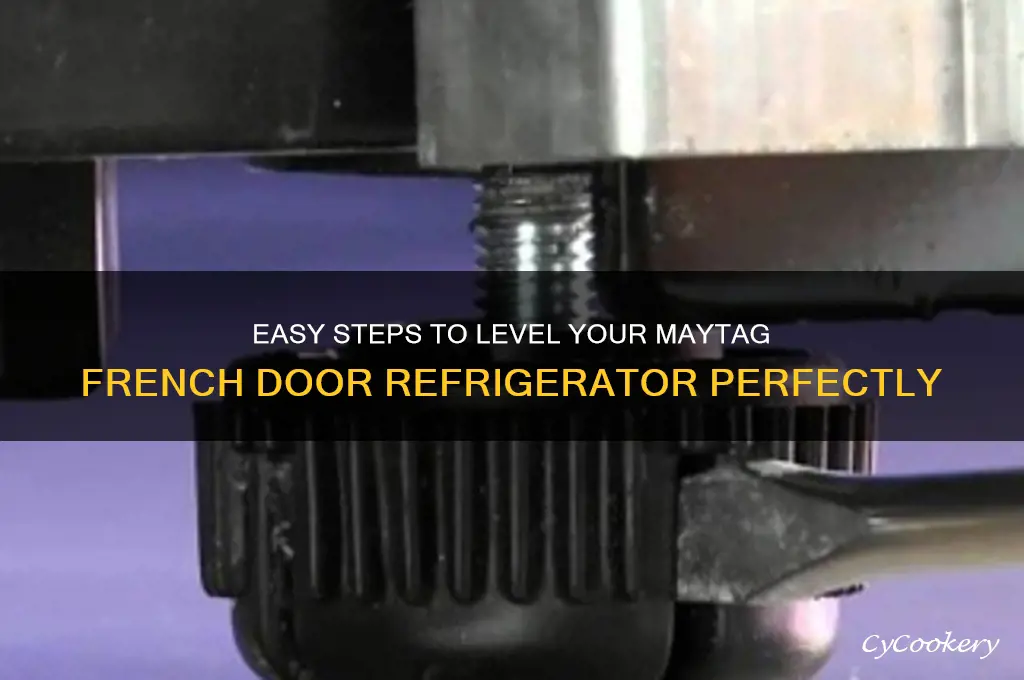 how to level maytag french door refrigerator