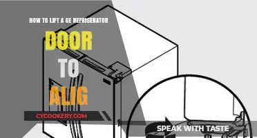 Effortlessly Align Your GE Refrigerator Door: A Step-by-Step Guide