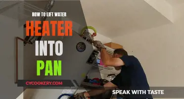 Lifting a Water Heater: Using a Pan for Easy Installation