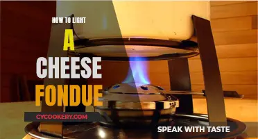 Lighting Cheese Fondue: A Simple Guide to Melty Perfection