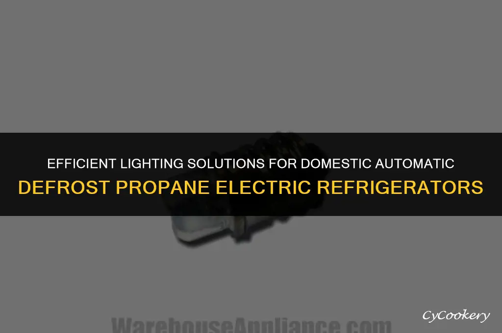 how to light dometic automatic defrost propane electric refrigerator