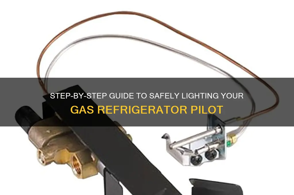 how to light pilot on gas refrigerator