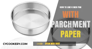 Easy Lining: 8-inch Pan Parchment Paper Guide