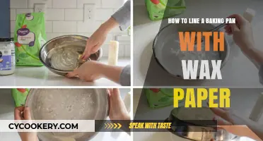 Wax Paper Lining: Baking Pan Preparation Tips