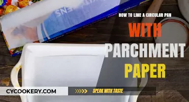 Easy Way to Line a Circular Pan with Parchment Paper
