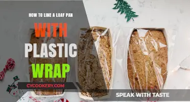 Lining a Loaf Pan: Easy Plastic Wrap Hack