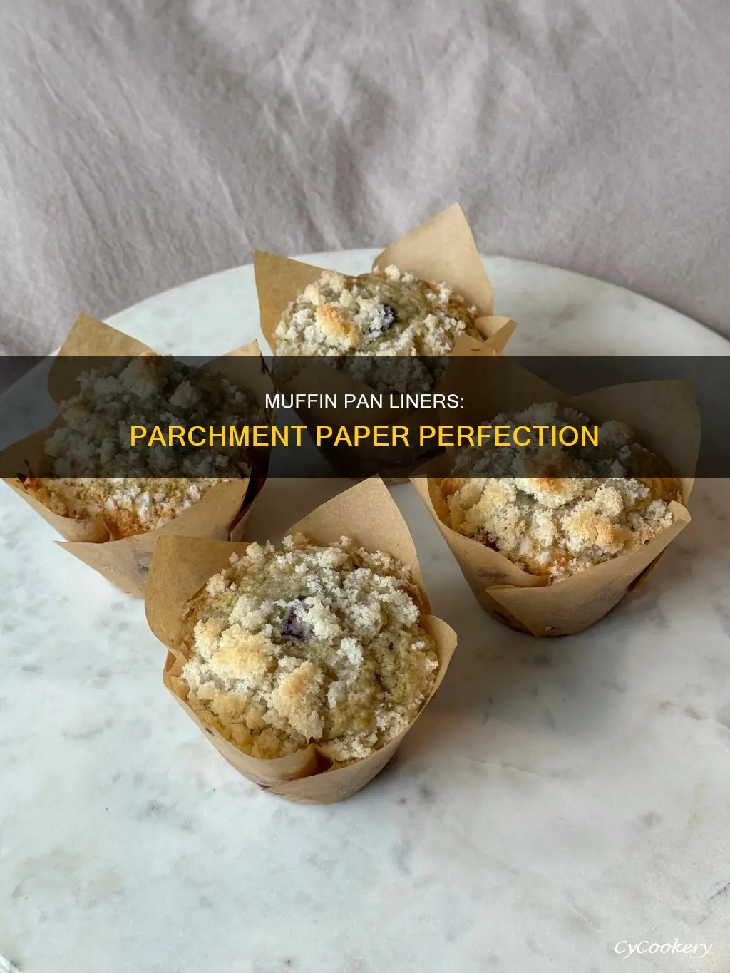 how to line a muffin pan with parchment paper