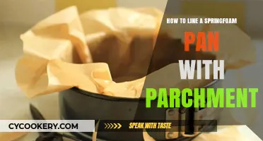 Springform Pans: Line with Parchment for Easy Cake Release