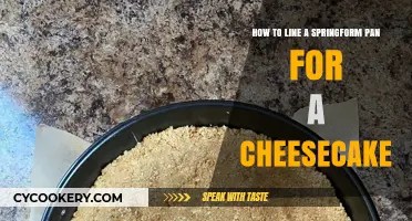 Springform Pan Lining for the Perfect Cheesecake