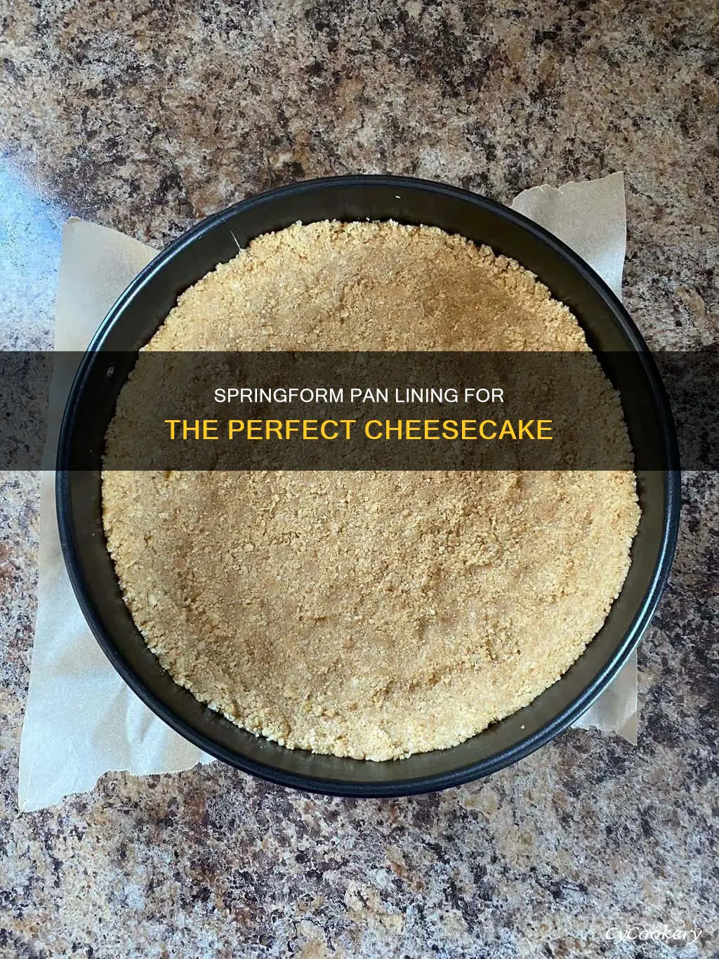 how to line a springform pan for a cheesecake