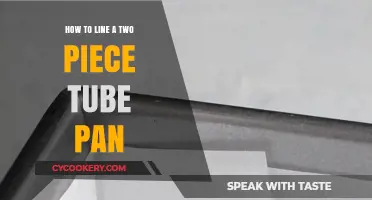 Easy Lining for a Two-Piece Tube Pan
