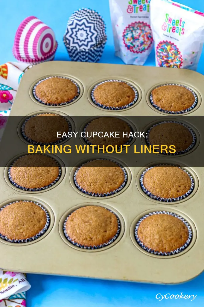 how to line cupcake pan without liners