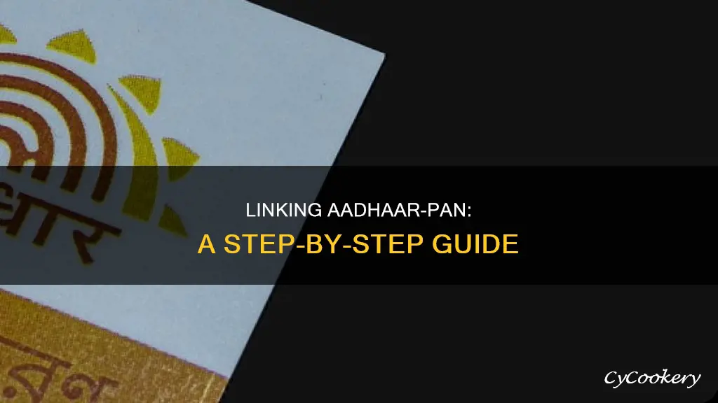 how to link aadhaar pan link