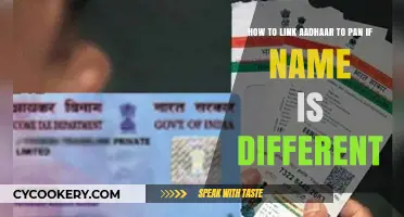 Linking Aadhaar and PAN: Mismatched Names