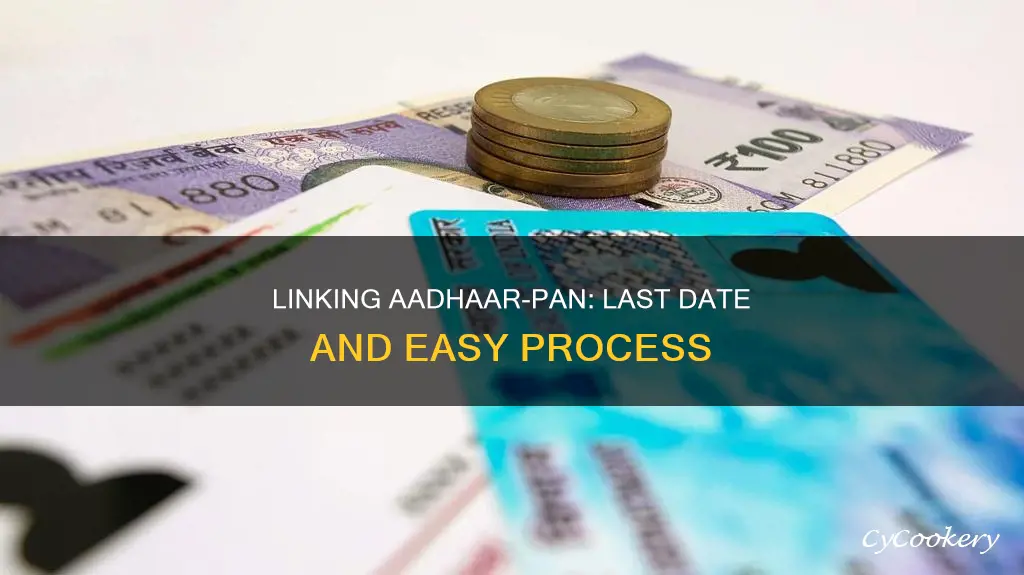 how to link aadhaar with pan last date