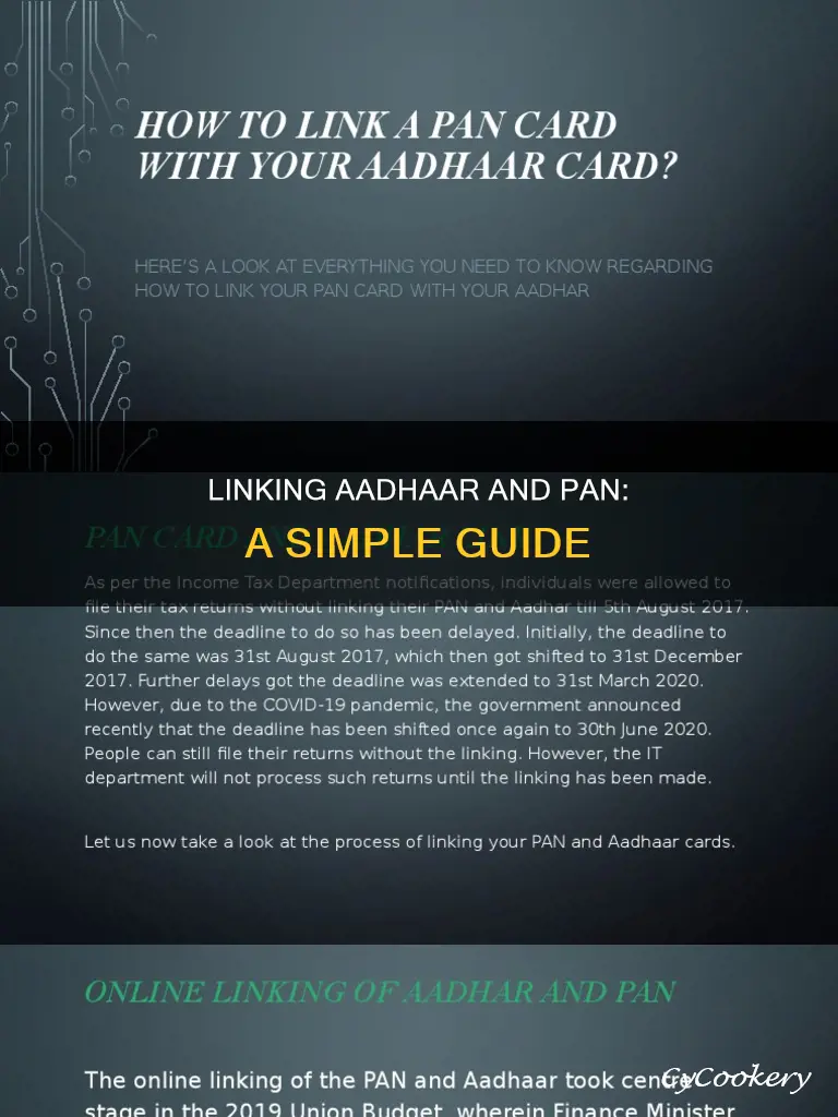 how to link aadhaar with pan without login