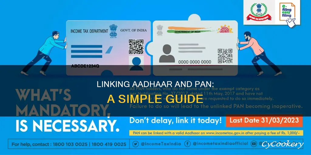 how to link addhar to pan
