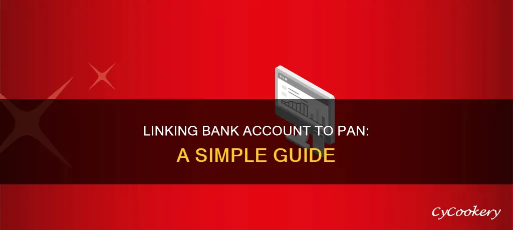 how to link bank account to pan