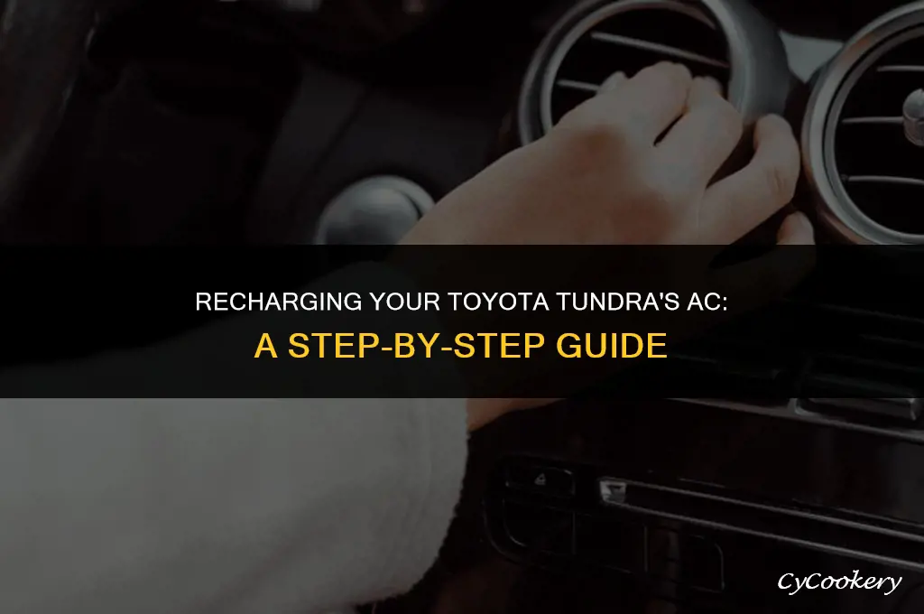 how to load ac refrigerant on toyota tundra