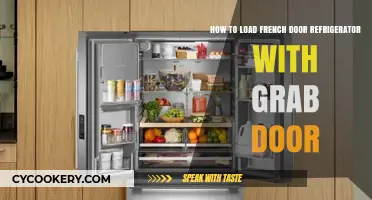 Efficiently Load Your French Door Refrigerator with Grab Door Access