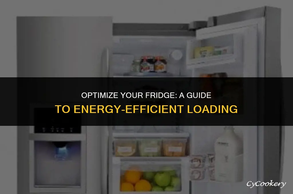 how to load your refrigerator to maximize energy