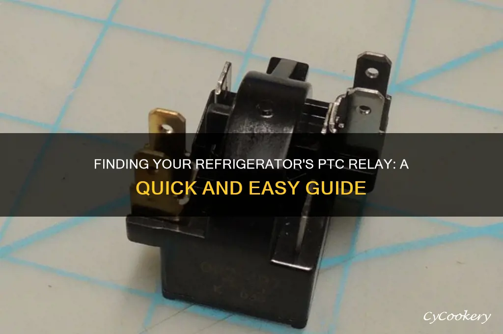 how to locate ptc relay in refrigerator