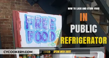 Secure Your Grub: A Guide to Locking and Storing Food in Public Fridges