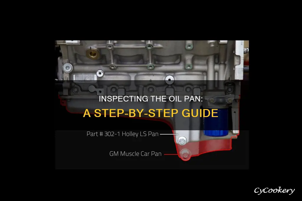 how to look in the oil pan