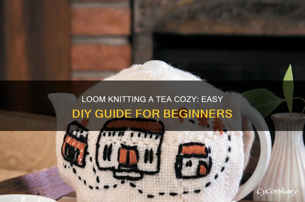 how to loom knit a tea cozy