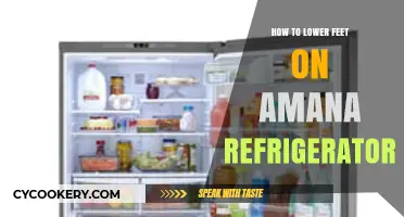 Easy Steps to Adjust and Lower Feet on Amana Refrigerator