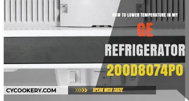 Chill Out: Easy Steps to Lower Your GE Refrigerator's Temperature