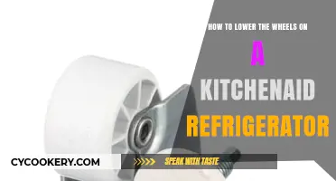 Adjusting the Wheel Height on Your KitchenAid Refrigerator: A Simple Guide