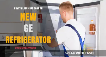 Smooth Operation: Lubricating Your New GE Refrigerator Door