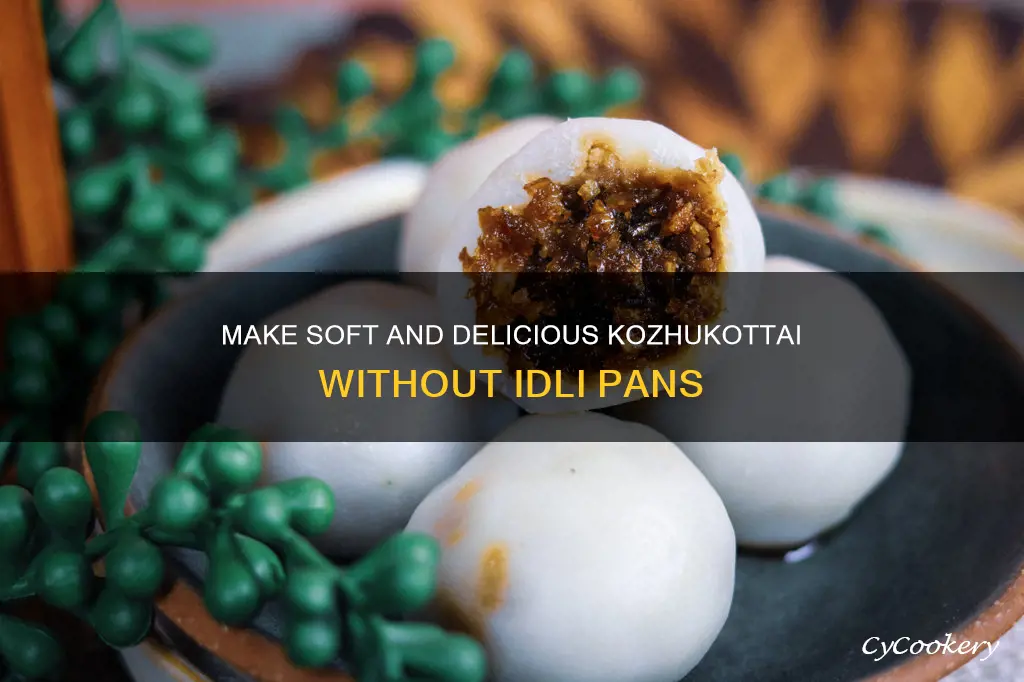 how to ma ekozhukottai without idli pan