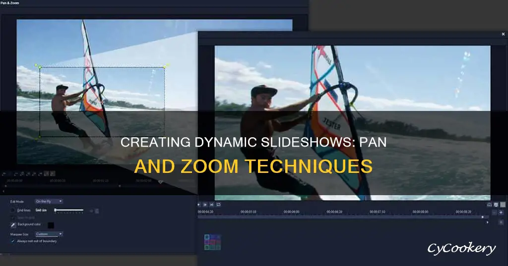 how to made pan and zoom in slideshow