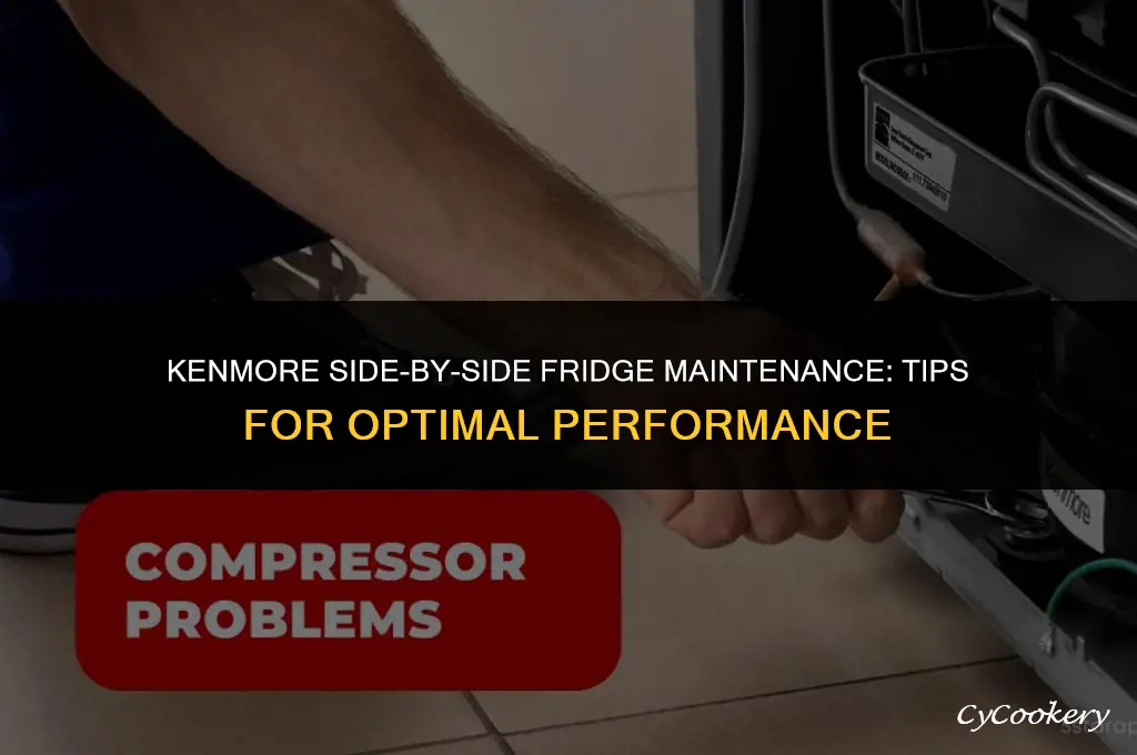 how to maintain kenmore side-by-side refrigerator