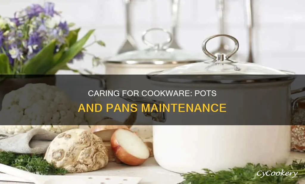 how to maintain pots and pans