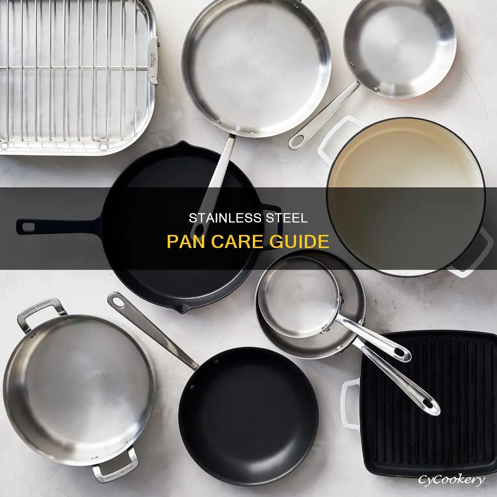 how to maintain stainless steel pan