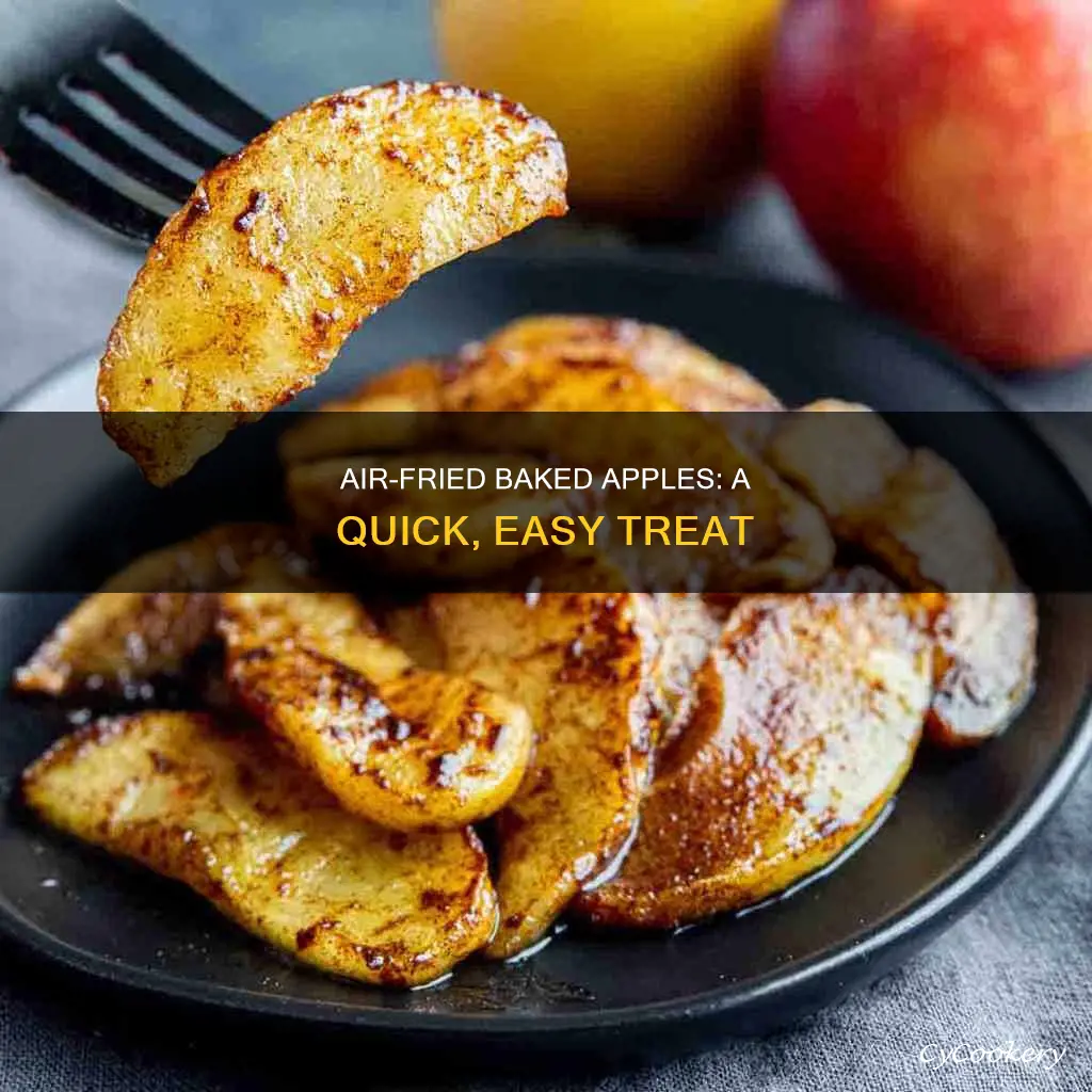 how to make a baked apple in an air fryer