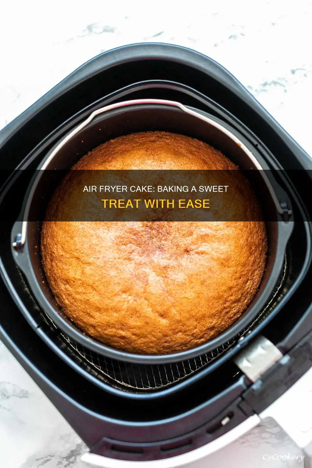 how to make a cake in the air fryer