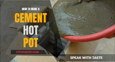 Creating a Concrete Haven: Crafting a Cement Hot Pot