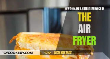 Air-Fried Cheese Sandwich: Quick, Easy, and Delicious!