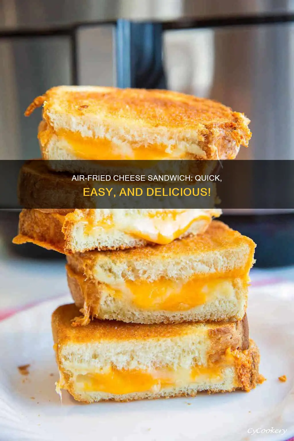 how to make a cheese sandwich in the air fryer