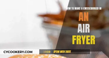 Air-Fryer Cheeseburger: Quick, Crispy, and Delicious!